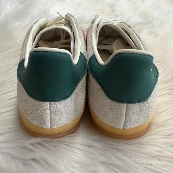 Adidas Gazelle Indoor White Off White Lucid Pink Womens Shoes JQ1096 NEW Multi - Picture 5 of 5